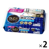 大王製紙 エリエール　キレキラ！フロアワイパー　徹底キレイ　ウエットシート　36枚 833200 2パック