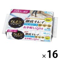 大王製紙 エリエール　キレキラ！フロアワイパー　徹底キレイ　ウエットシートLight22枚 833201 16パック