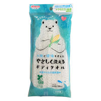 アイセン お肌と環境を考えた　やさしく洗える　ボディタオル 1個