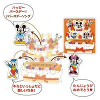 日本ホールマーク グリーティングカード お誕生日祝い オルゴールカード ディズニー