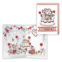 日本ホールマーク グリーティングカード お誕生日祝い 立体カードスヌーピー 兄弟とケーキ2 816179 6枚（直送品）