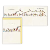 日本ホールマーク グリーティングカード お誕生日祝い カード ぶたとプレゼント2 816322 6枚（直送品）