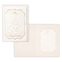 日本ホールマーク グリーティングカード 結婚祝いカード ホワイトウエディングドレス2 817626 6枚（直送品）