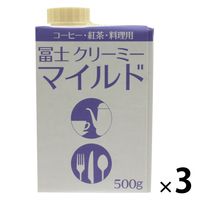 守山乳業 冨士 クリーミー マイルド 500g 1セット（3個）