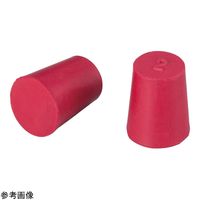 アズワン 赤ゴム栓 φ19(φ14)×21mm 10個入 4-3718-04 1袋(10個)（直送品）