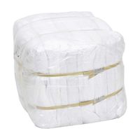 アズワン 新生地 白メリヤスウエス 縫い目有り 8袋入 1パック（40kg） 4-4178-06（直送品）