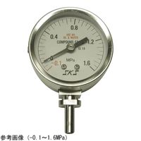 アズワン 高純度用圧力計 0~25MPa 4-5117-01 1個（直送品）