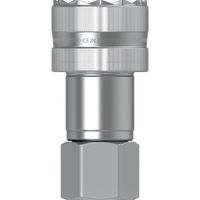 セイン シリーズ232 スクリュータイプカップリング ティースロック付 呼径6.3mm NPT1/4メネジ 10-232-1442 1個（直送品）