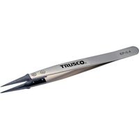 トラスコ中山 TRUSCO ESDチップピンセット 先細型 先端幅0.4mm EP-0.4 1本 363-7944（直送品）