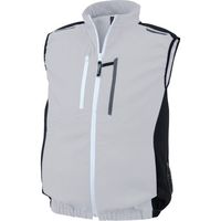ジーベック XEBEC 空調服制電ベスト XE98028ー22ーSS シルバーグレー 1着 369-0427（直送品）