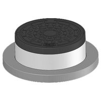 前澤化成工業 ビニマスシステム防護蓋 BHーT8BS300BRおすい BH-T8BS0300BRオスイ 1個（直送品）