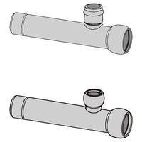 前澤化成工業 枝付管 TR200Fー150RX1000L TR0200F-0150RX1000L 1個（直送品）