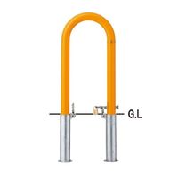 帝金 バリカー横型スタンダードスチールタイプ 81-PK2 1台（直送品）