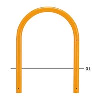 帝金 バリカー横型スタンダードスチールタイプ 82A2-06 1台（直送品）