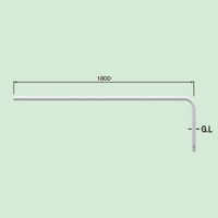 帝金 バリカー横型駐輪場ー駐車場用 80A9ED-18Wシロ 1台（直送品）