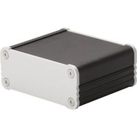 タカチ電機工業 タカチ アルミ押出材ケース ブラック/シルバー EX14-4-14BS 1台 201-1359（直送品）