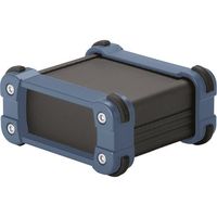 タカチ電機工業 タカチ コーナーガード付アルミケースアルミパネルタイプ ブラック/インディゴ EXP15-10-20BI 1台（直送品）