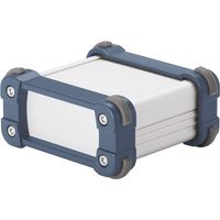 タカチ電機工業 タカチ コーナーガード付アルミケース EMCシールドタイプ シルバー/インディゴ EXPE12-7-18SI 1台（直送品）