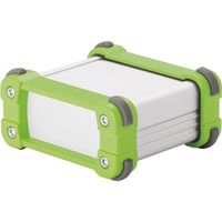 タカチ電機工業 タカチ コーナーガード付アルミケース EMCシールドタイプ シルバー/ライム EXPE15-10-20SL 1台（直送品）