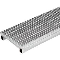 奥岡製作所 溝蓋グレーチング 並目プレーンタイプ U字溝用 2t以下 240×995×25mm OKU 25-25 1枚（直送品） - アスクル