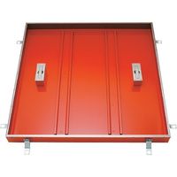 カネソウ フロアーハッチ 充填用 屋内用 一般形 スチール製 ステンレス目地 MSST-M-800 1組(1個) 254-4355（直送品）