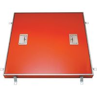 カネソウ フロアーハッチ 張物用 屋内用 一般形 スチール製 ステンレス目地 把手ロック式 MTSS-P-500 1組(1個)（直送品）