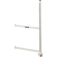 山金工業 ヤマテック マルチシステム W600×D254×H1000mm 基本形 連結 シルキーホワイト NK-0610R 1台（直送品）