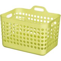 ヒマラヤ化学工業所 ヒマラヤ化学 ポピンズ バスケット 1571 M型 グリーン 458×336×325 157137 1セット(20個)（直送品）