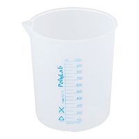 アズワン プラスチックビーカー(青目盛付き・PP製)1000mL 11155 1個 4-4473-05（直送品）