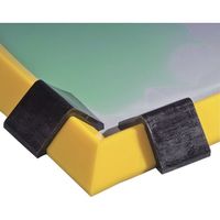 エー・エム・プロダクツ pig スピルブロッカーダイク コーナー 黄 PLR206 1個 514-3101（直送品）