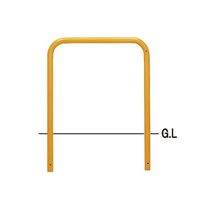 帝金 バリカー横型スタンダードスチールタイプ 80-A 1台（直送品）