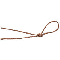 ヘッズ ワックスジュートリボン-3/ブラウン(1巻) WJT-R3 1セット(10パック×1巻)（直送品）