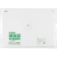 ジャパックス LD規格袋 No.17 透明 厚み0.025mm KS17 1冊(100枚)