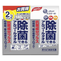 大王製紙 エリエール除菌できるアルコールタオル抗菌成分プラスつめかえ用70枚 4902011831450 1個（2パック）