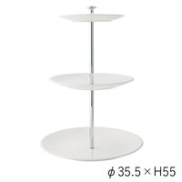 ホワイエ PVケーキスタンドφ35.5xH55 2300119 1個（直送品）