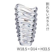 ホワイエ PVクリスタアクア 18.5x14xH33 2300159 1個（直送品）