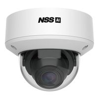 アズワン AI搭載防水暗視ドーム型ネットワークカメラ 1個 4-4248-01（直送品）