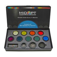 アズワン マシンビジョンフィルターキット(MidOpt社)UV、VIS、NIRフィルタ 11種類 4-4250-02 1セット（直送品）