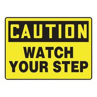Accuform 警告・注意喚起ラベル(英字)Watch Your Step MSTF645VS 1枚 4-4747-10（直送品）