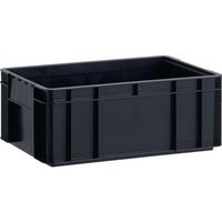 トラスコ中山 TRUSCO 導電性コンテナ PZ-0001E-BK 1個 256-2115（直送品）