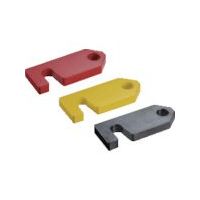 トラスコ中山 TRUSCO 型開き防止プレート 赤 T-DDPPH38-100-R 1個 257-0742（直送品）