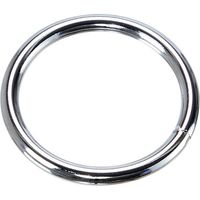 トラスコ中山 TRUSCO 丸リンク スチール製 線径5.0mm 内径40mm 10個入り TFMR5.0-40-10P 1袋(10個)（直送品）