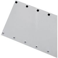 トラスコ中山 TRUSCO ホック式結束保護チューブ クリアタイプ 5m 50パイ TOLT-50 1巻 256-2046（直送品）