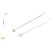 TRUSCO リユースマウントタイ取付穴径φ4.8 取付板厚2.4mm 全長140mm TSKB-133PWD 1袋(100本)（直送品）