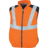 ジーベック XEBEC 空調服ベストXE98025ー82ーSS オレンジ XE98025-82-SS 1着 369-0376（直送品）