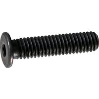 TRUSCO 超低頭キャップボルト スチール黒染め M6×8 9本入 /六角穴付ボルト(CAP) Y153-0608 1パック(9本)（直送品）