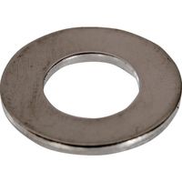 トラスコ中山 TRUSCO 平ワッシャー 真鍮・ニッケル M4(JIS) 1800個入 ヘキサゴンパック S117-0004 1缶(1800個)（直送品）