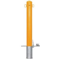 帝金 バリカーピラー型スタンダードスチールタイプ 55-P カタフック シロ 1台（直送品）