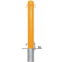 帝金 バリカーピラー型スタンダードスチールタイプ 55-PK フックナシ チャ 1台（直送品）