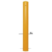 帝金 バリカーピラー型スタンダードスチールタイプ 56-4フックナシ チャ 1台（直送品）